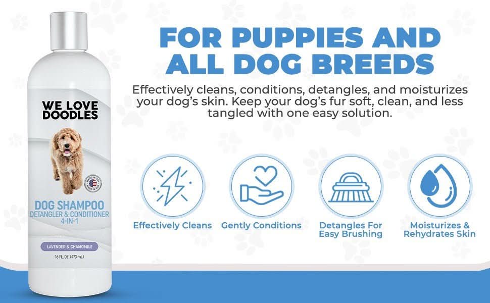 Dog Shampoo – Lavender 4-in-1 (3 Pack)
