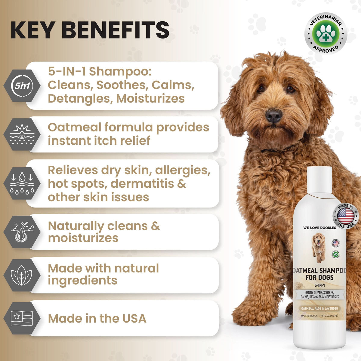 Premium Oatmeal Dog Shampoo