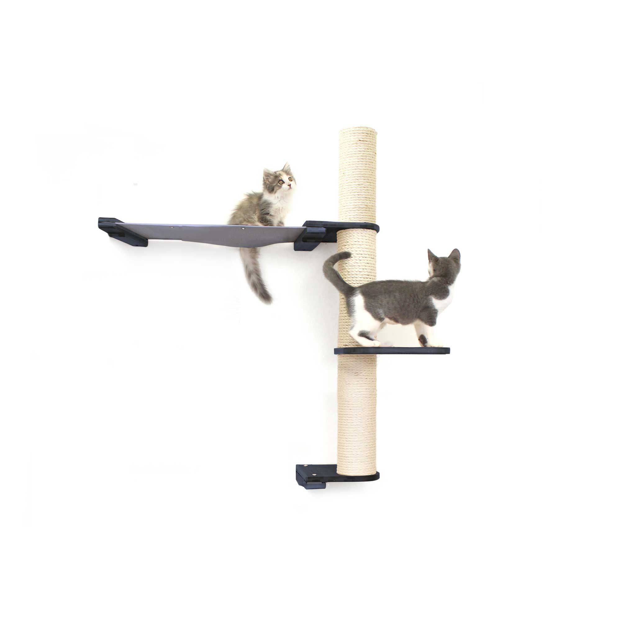 The Crow's Nest - A Wall Cat Scratcher with Hammock