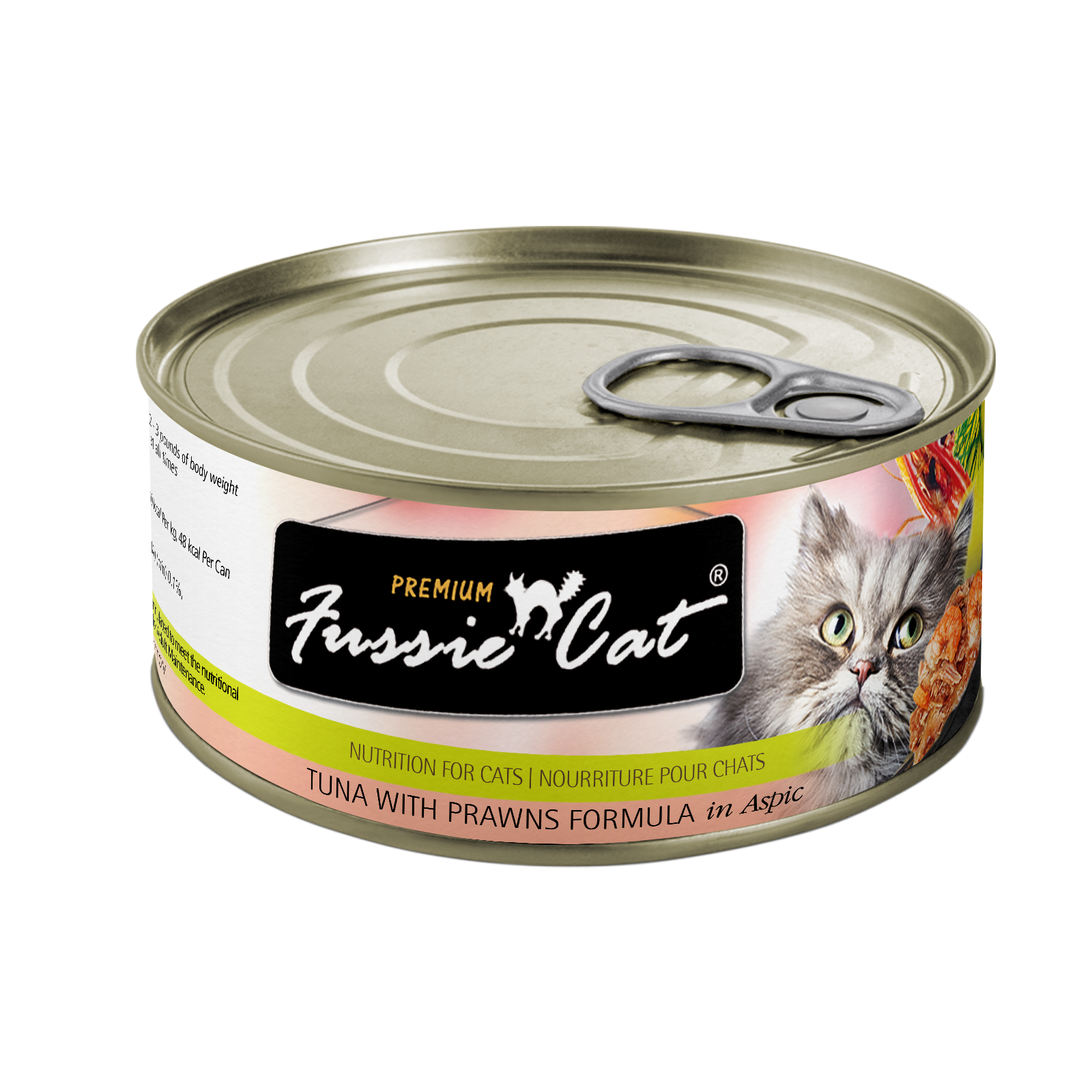 Fussie Cat Premium- Tuna With Prawns Formula In Aspic (2.82oz)