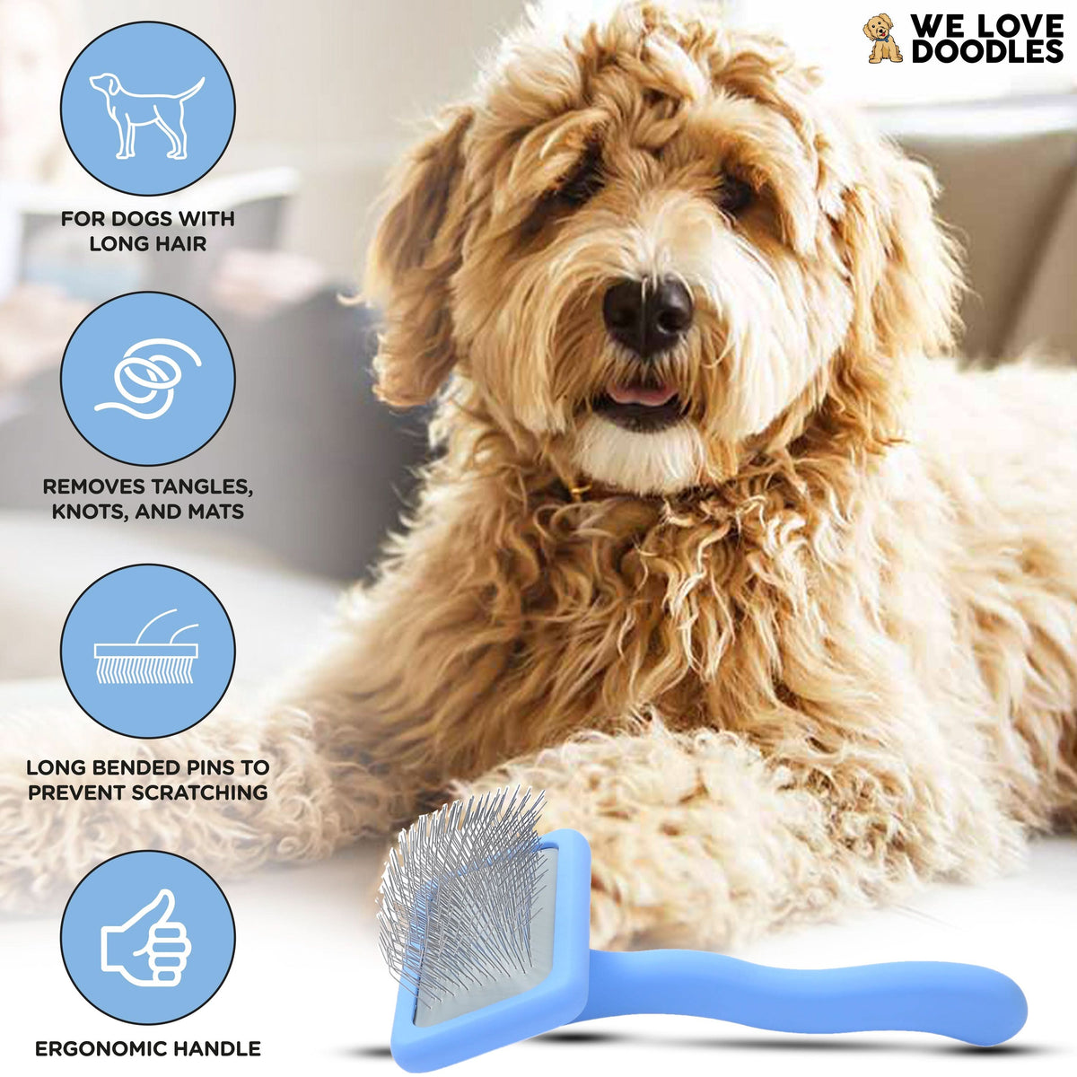 Slicker Brush for Dogs Small