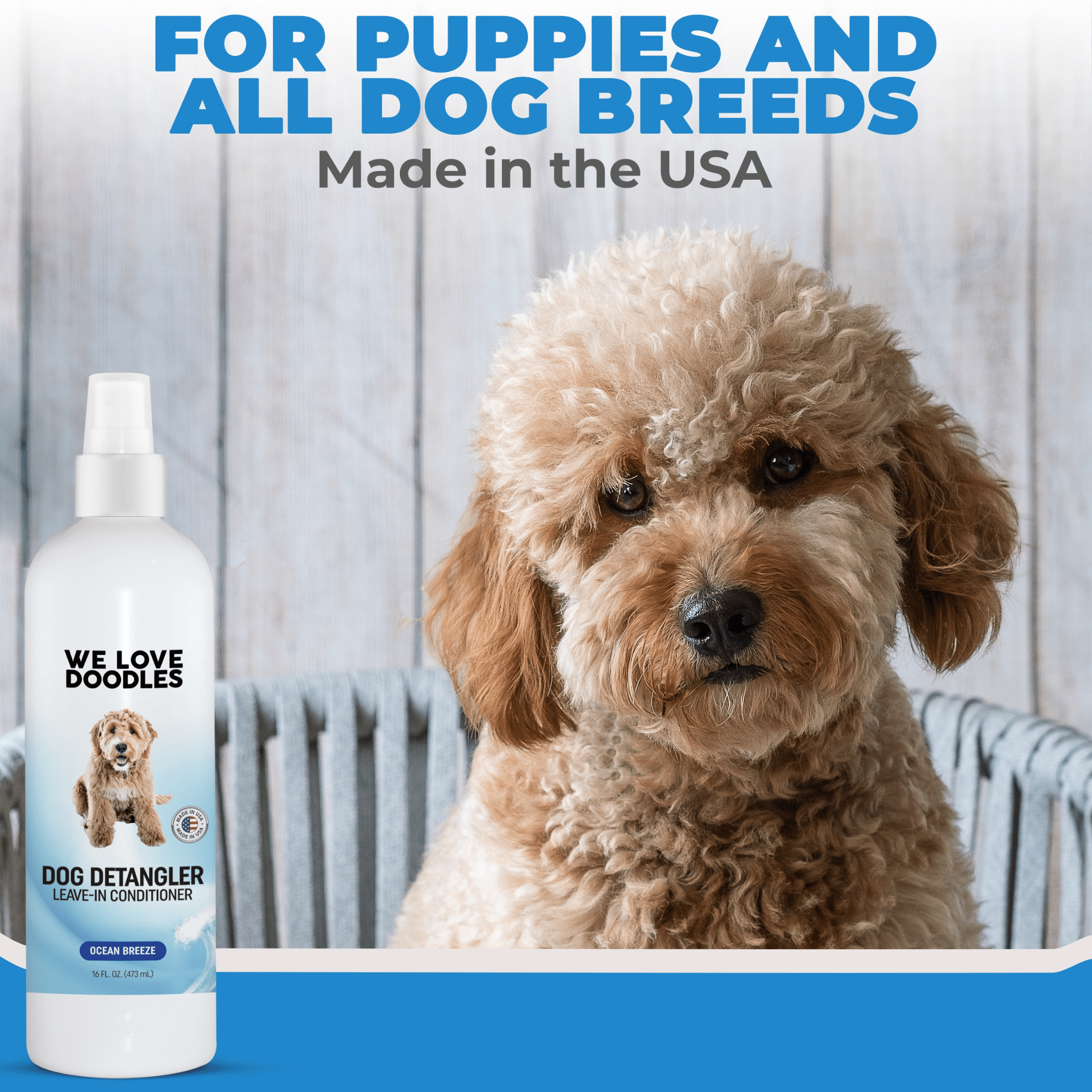 Dog Detangler Spray (Ocean Breeze Scent)