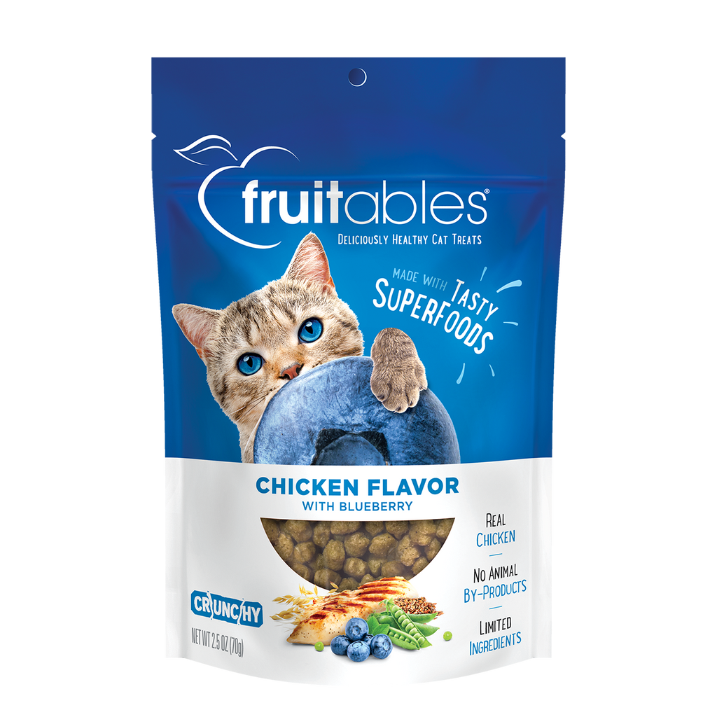 Fruitables Chicken Flavor with Blueberry Cat Treats (2.5oz)