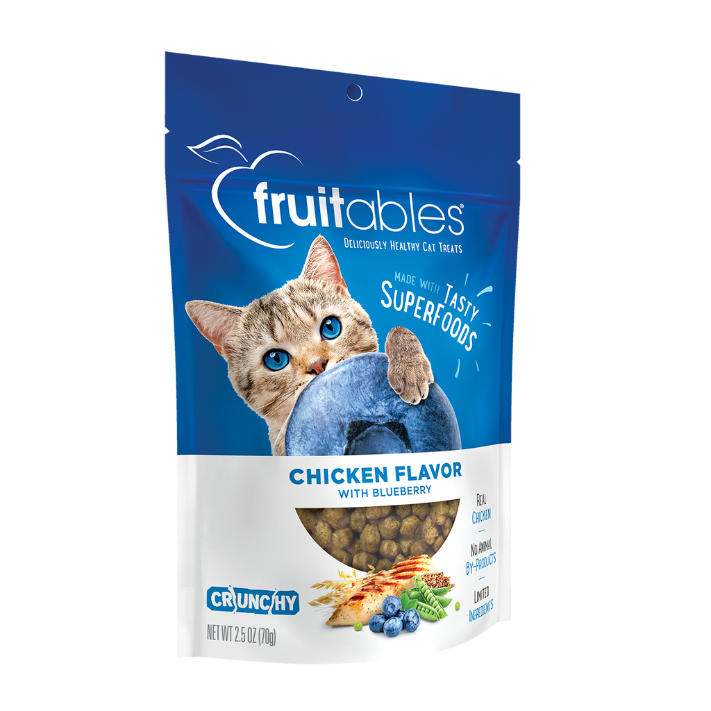 Fruitables Chicken Flavor with Blueberry Cat Treats (2.5oz)