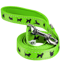 EcoBark Green Dog Leash- Padded Comfort Grip Leash - 4ft, 5ft, and 6ft Dog Leash for Small and Medium Dogs