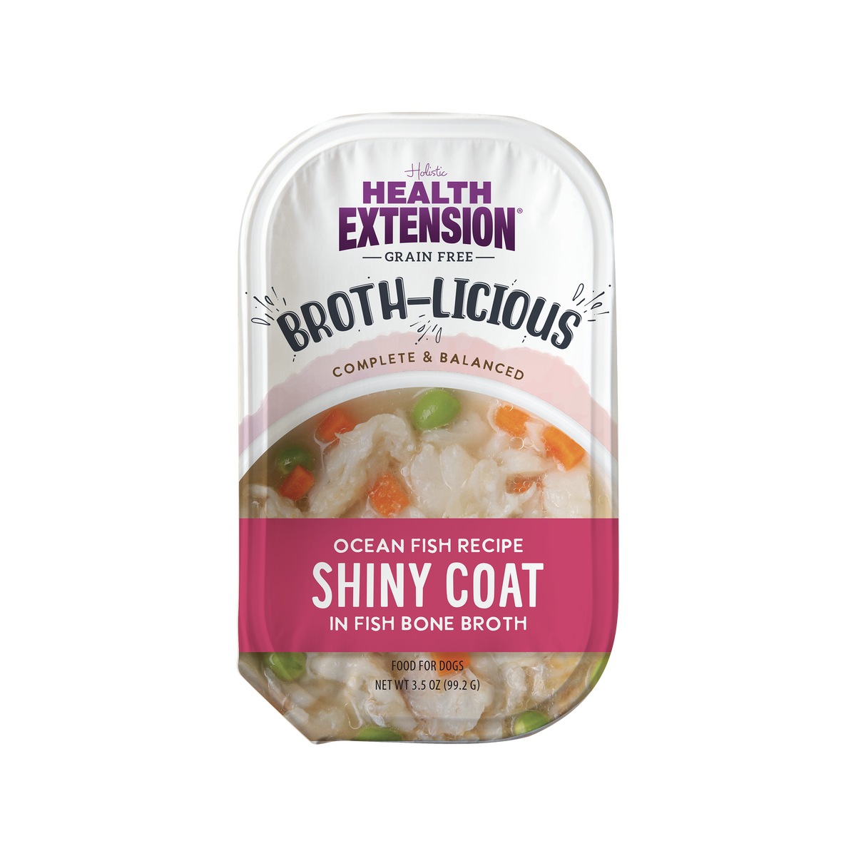 Broth-Licious Ocean Fish in Bone Broth -Shiny Coat Recipe for Adult Dogs