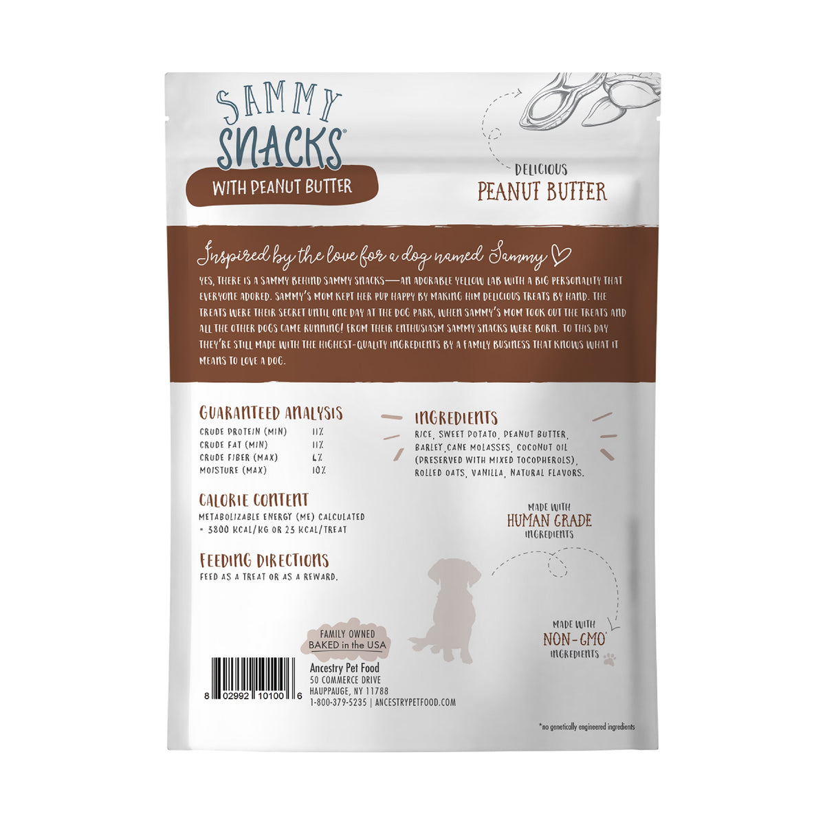 Sammy Snacks With Peanut Butter
