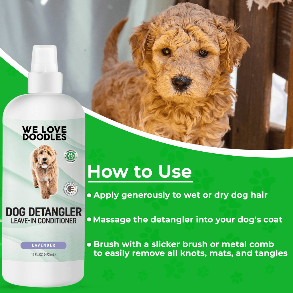 Slicker Brush & Lavender Detangler Spray Bundle