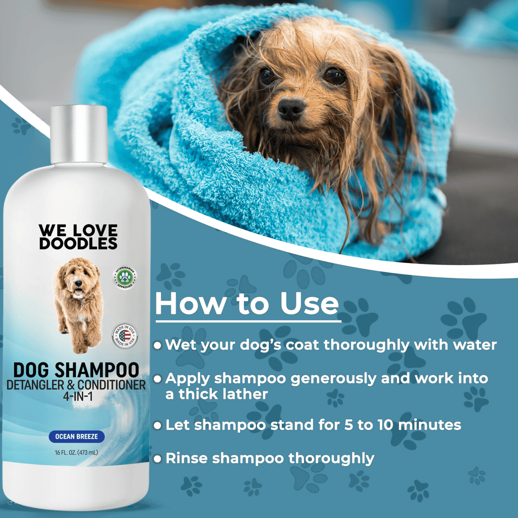 Dog Shampoo New Scents – Mango & Ocean Breeze (4-in-1)