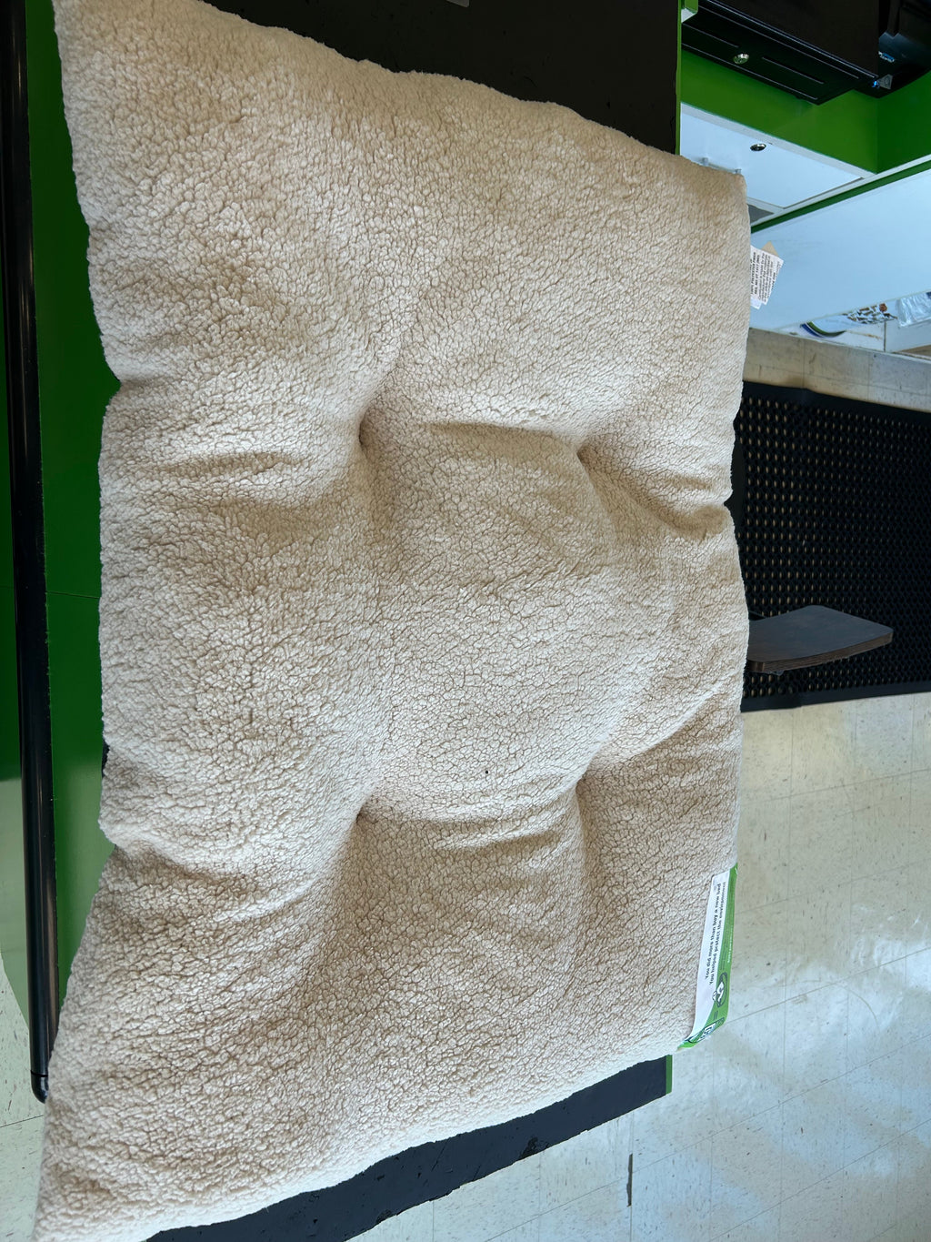 30" Arlee Tufted Pillow Dog Bed Grey/Plaid