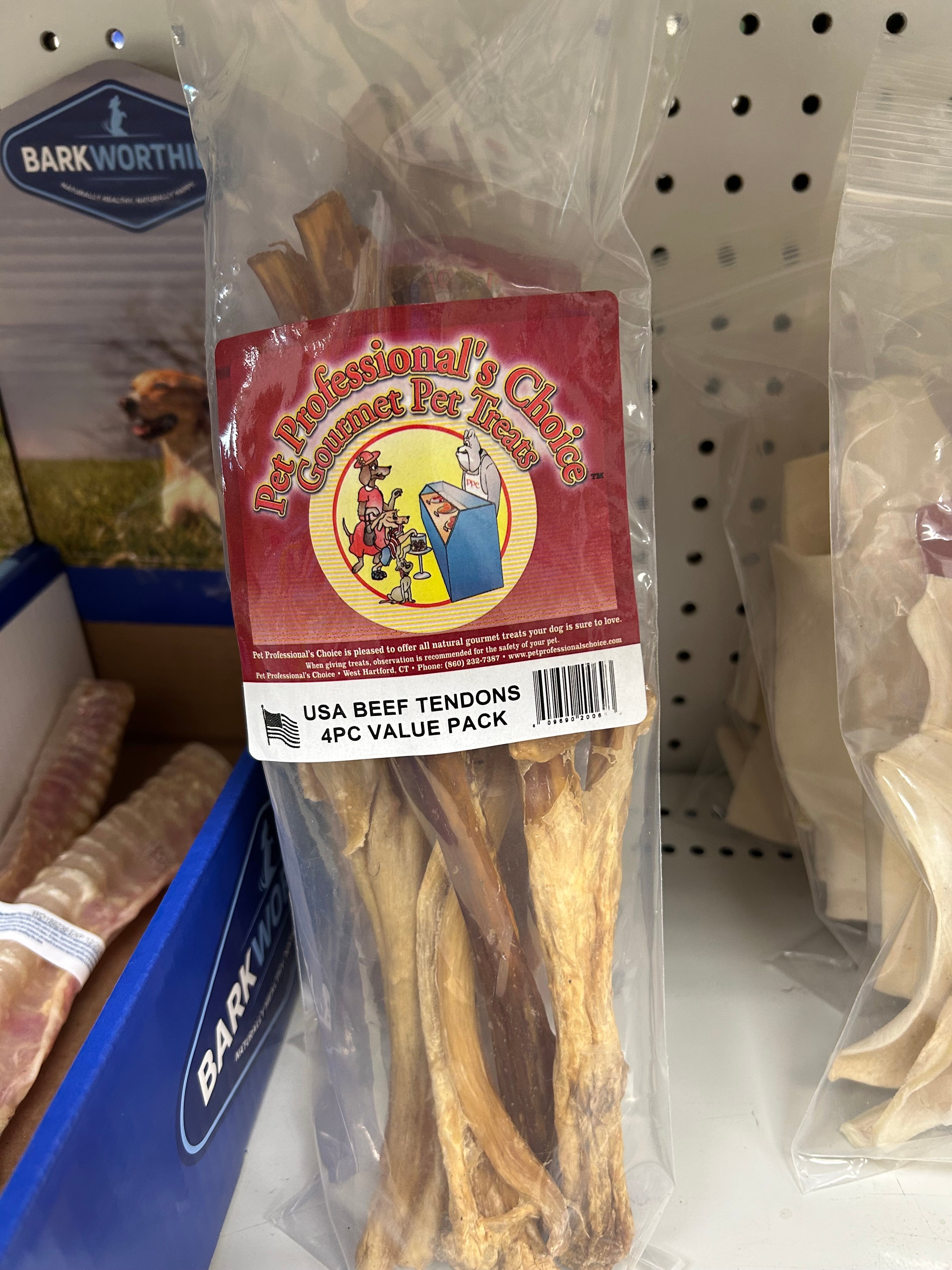 Pet Professional's Choice 4pk Beef Tendons