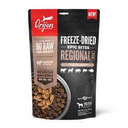 Orijen Regional Red Epic Bites Freeze Dried Dog Food (6oz)