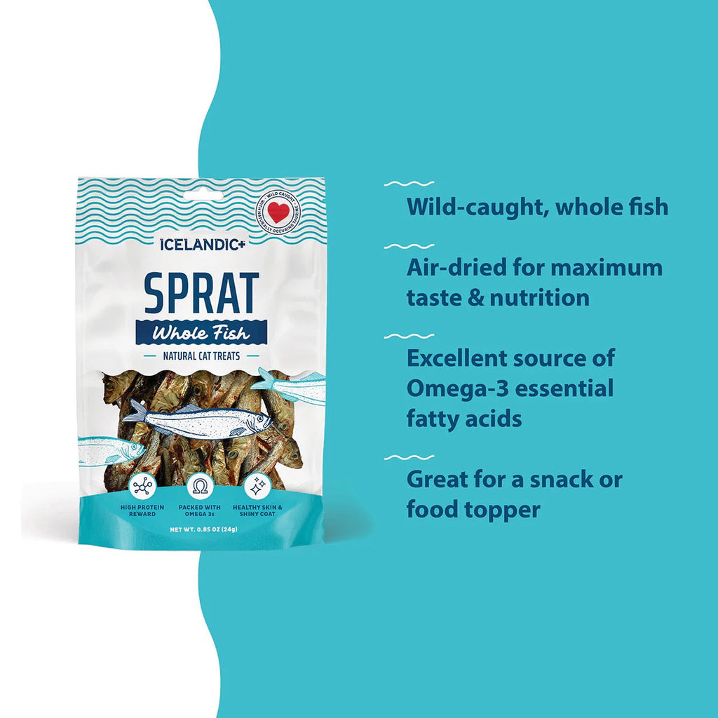 Icelandic Whole Sprats Dog Treats (2oz)