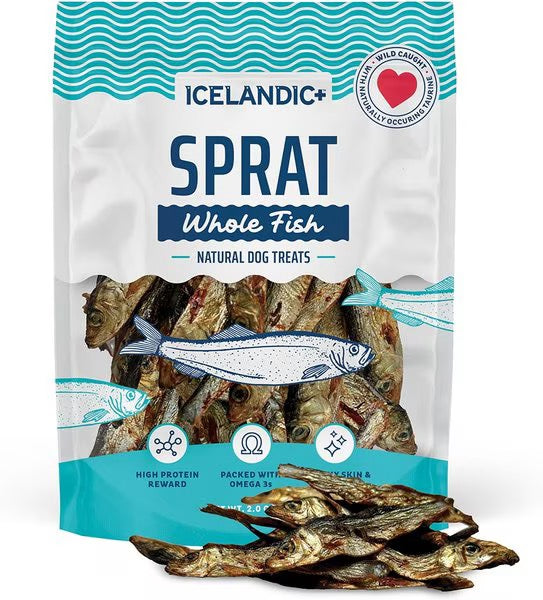 Icelandic Whole Sprats Dog Treats (2oz)