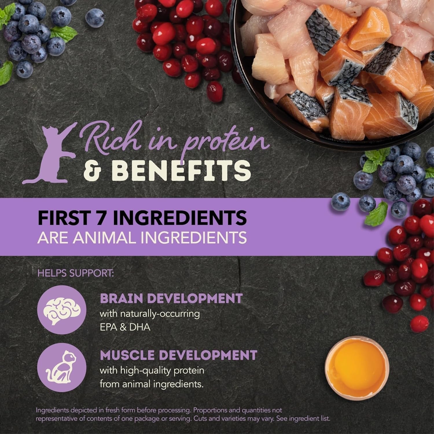 Acana Grain Free Chunks in Broth Kitten Chicken & Salmon Wet Cat Food (3oz)