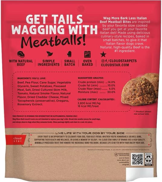 Wagmore Grain Free Beef Meatball Bites Dog Treats (14oz)