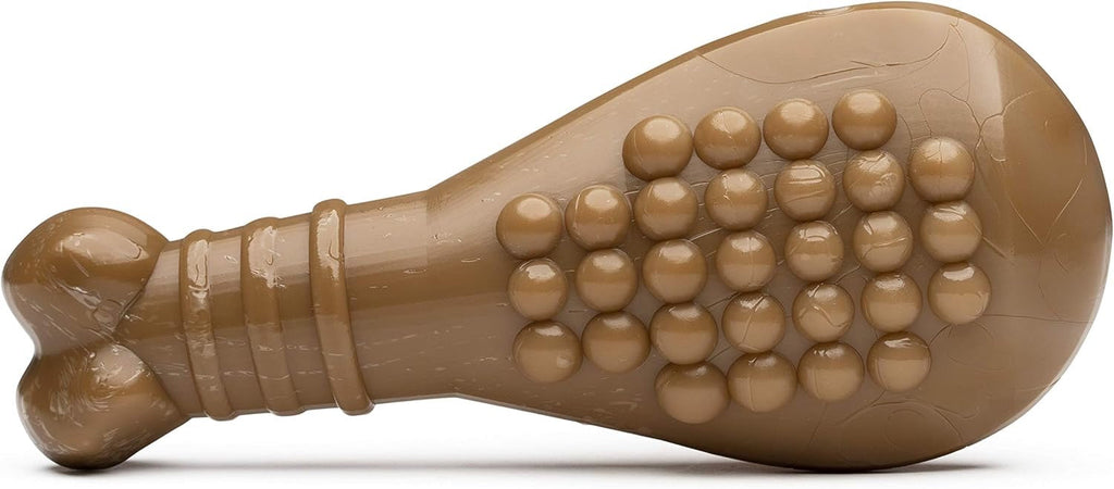 BullyMake Toss N' Treat Turkey Leg Dog Chew Toy