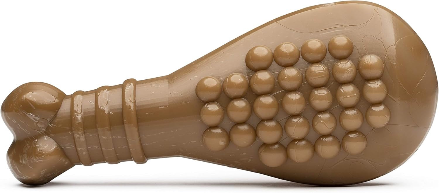 BullyMake Toss N' Treat Turkey Leg Dog Chew Toy