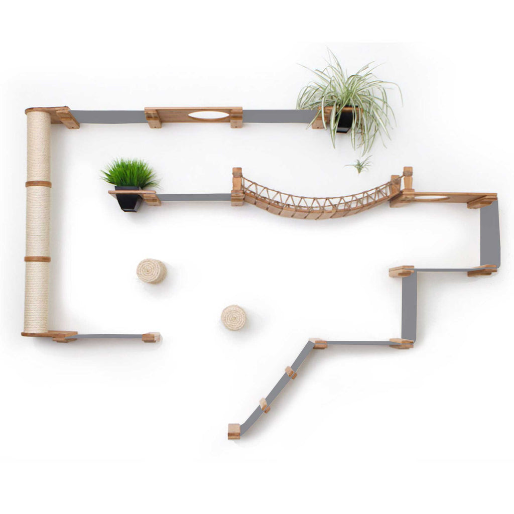 The Juggernaut - Indoor Cat Playground for Wall