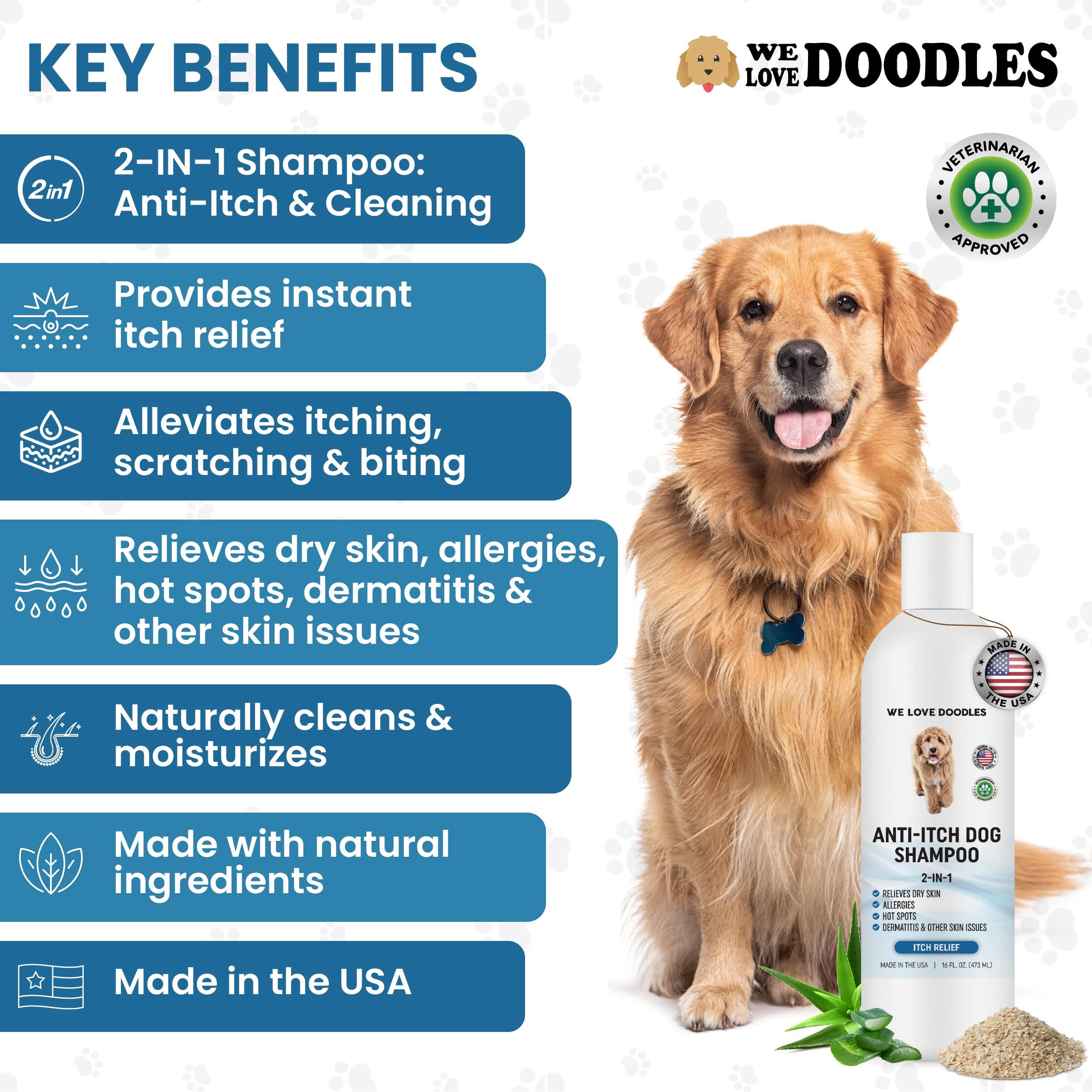 Premium Anti-itch Dog Shampoo