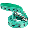 EcoBark Mint Turquoise Dog Leash - Comfort Grip Padded Leash - 4ft, 5ft, and 6ft Dog Leash for Small and Medium Dogs