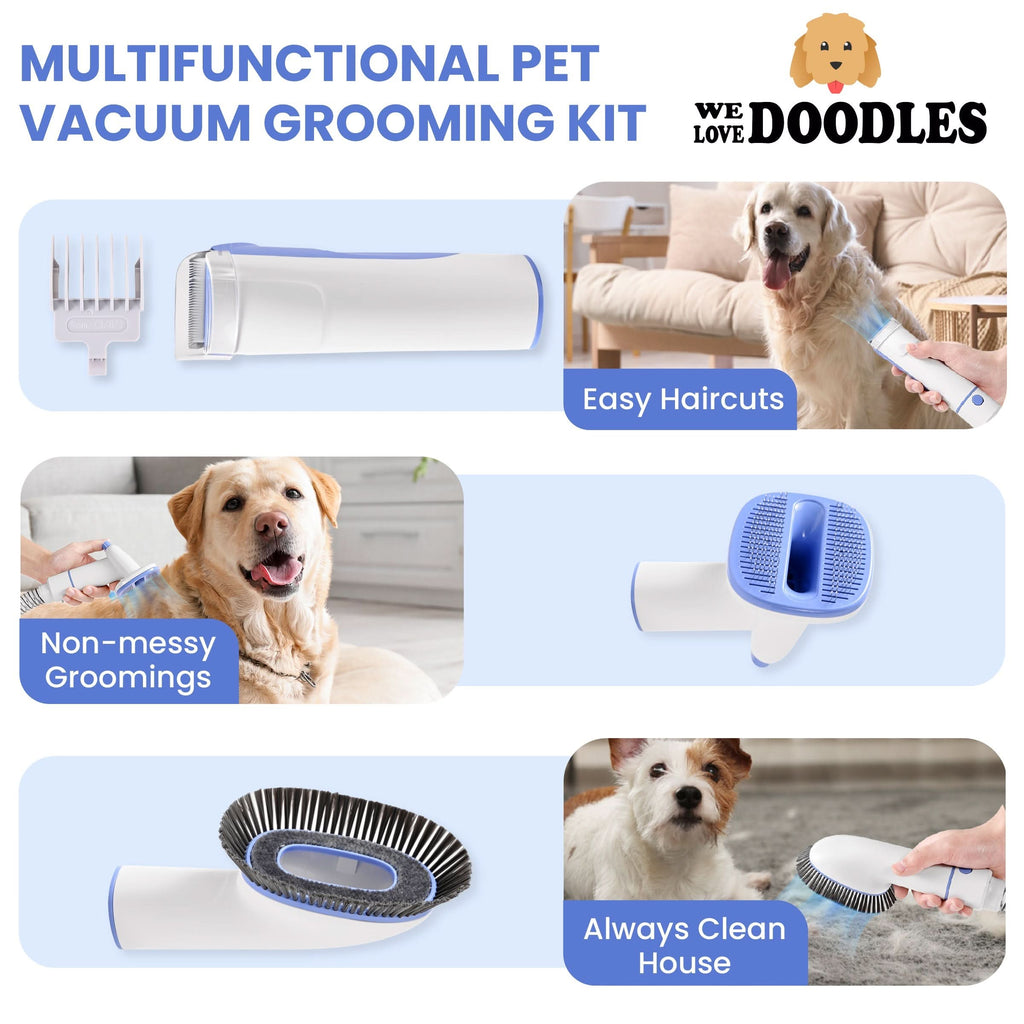 Dog Grooming Vacuum Kit (Upgraded Version)