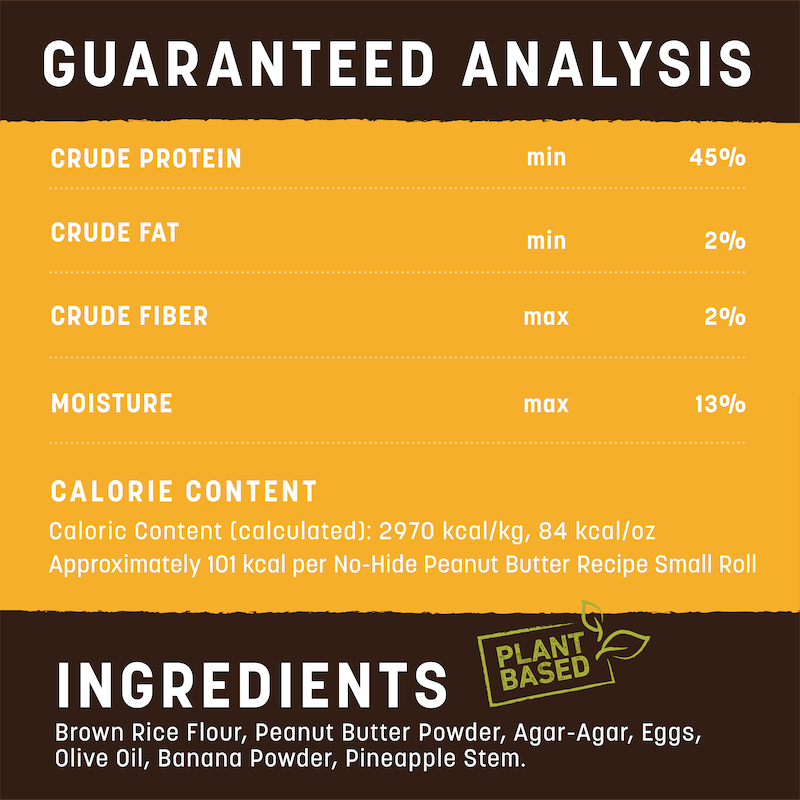 Earth Animal No Hide Peanut Butter Medium Dog Treats (2pk) (2.4oz)