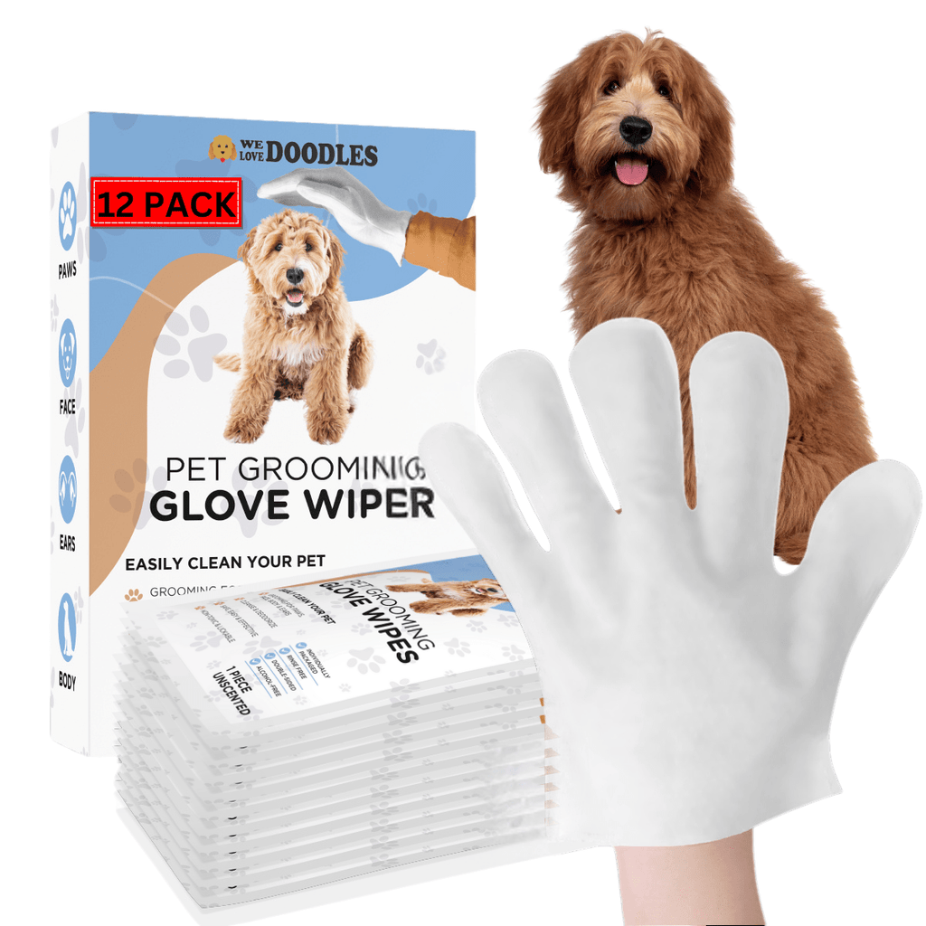 Pet Grooming Glove Wipes (12 Pack)