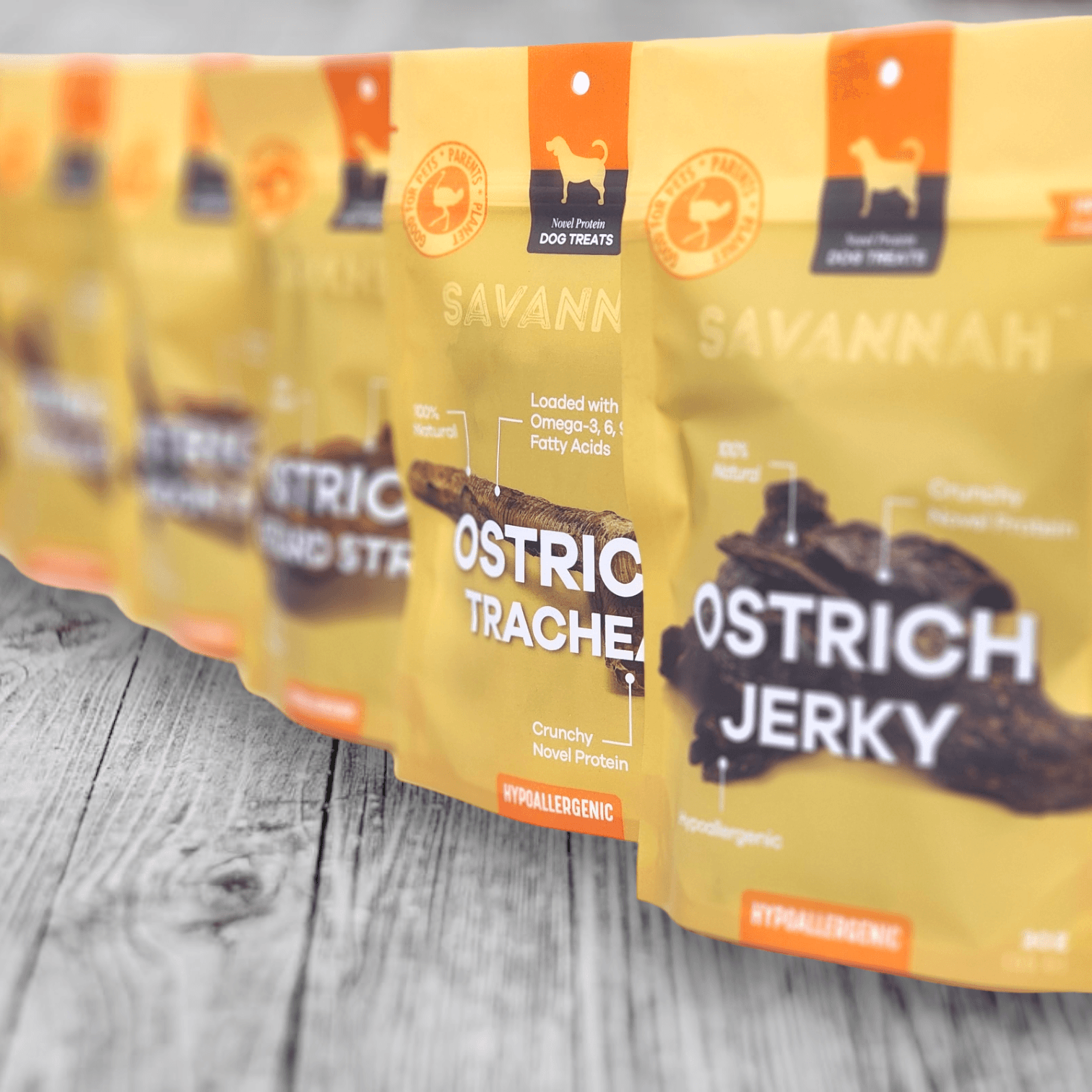 Crunchy Ostrich Esophagus Pieces: The Light & Airy, All-Natural Treat for Small to Medium Dogs