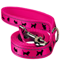 Pink Dog Leash by EcoBark - Padded Comfort Grip Leash - 4ft, 5ft, and 6ft Leash for Teacup, Small, and Medium Dogs