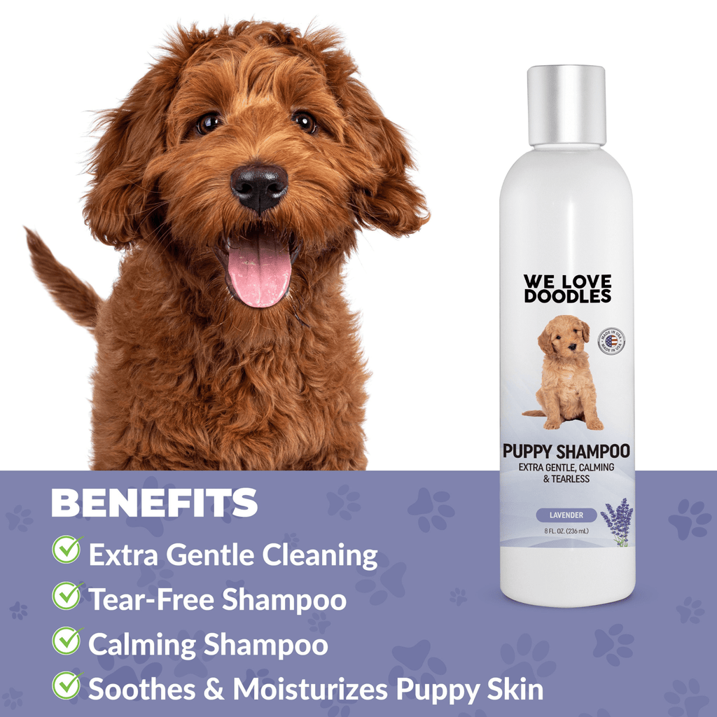 Puppy Grooming Kit – Brush, Shampoo & Detangler