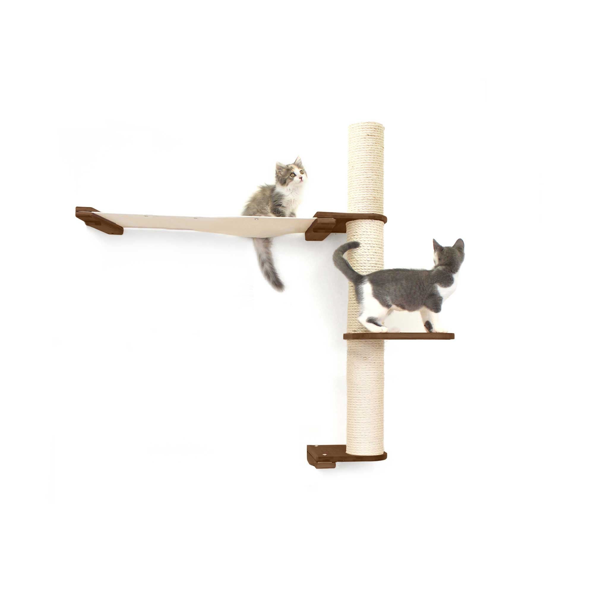The Crow's Nest - A Wall Cat Scratcher with Hammock