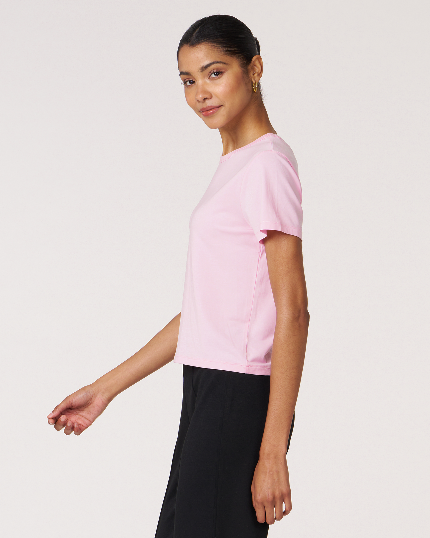 Rebody Essentials Short Sleeve Crop Tee
