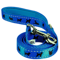 EcoBark Royal Blue Dog Leash- Padded Comfort Grip Leash - 4ft, 5ft, and 6ft Leash for Small and Medium Dogs