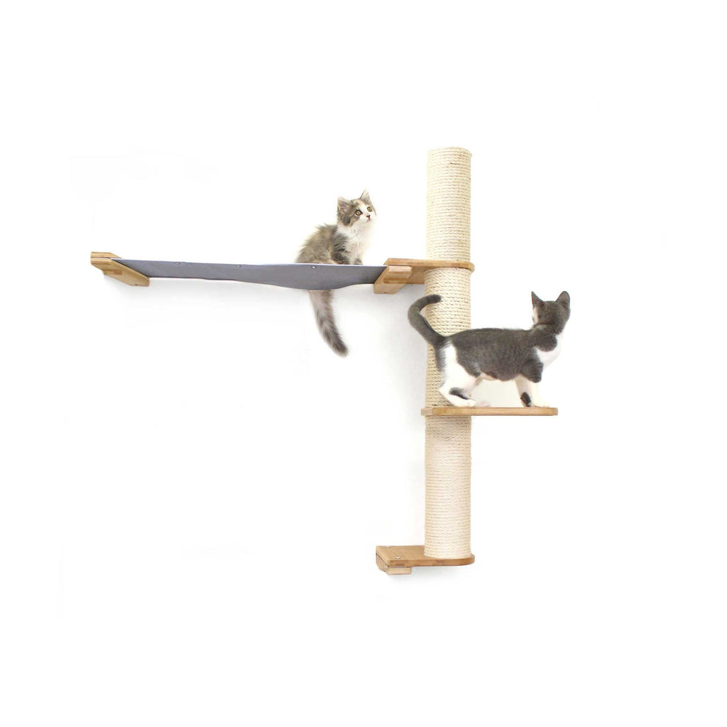 The Crow's Nest - A Wall Cat Scratcher with Hammock