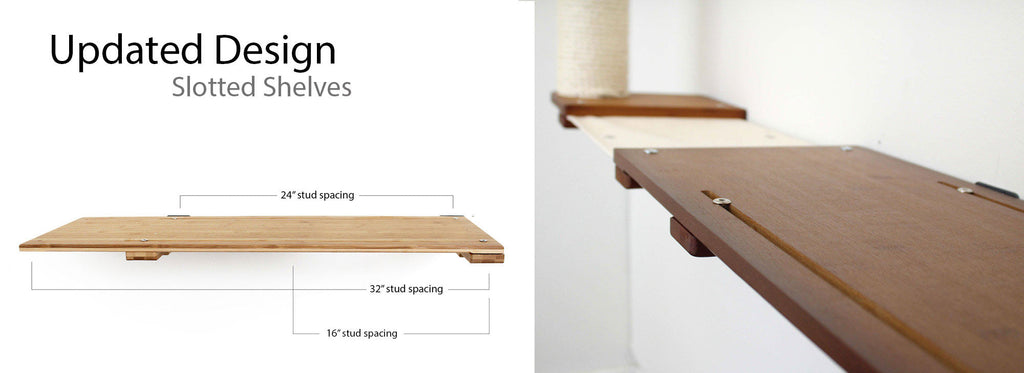 Wall Mounted Cat Feeding Shelf