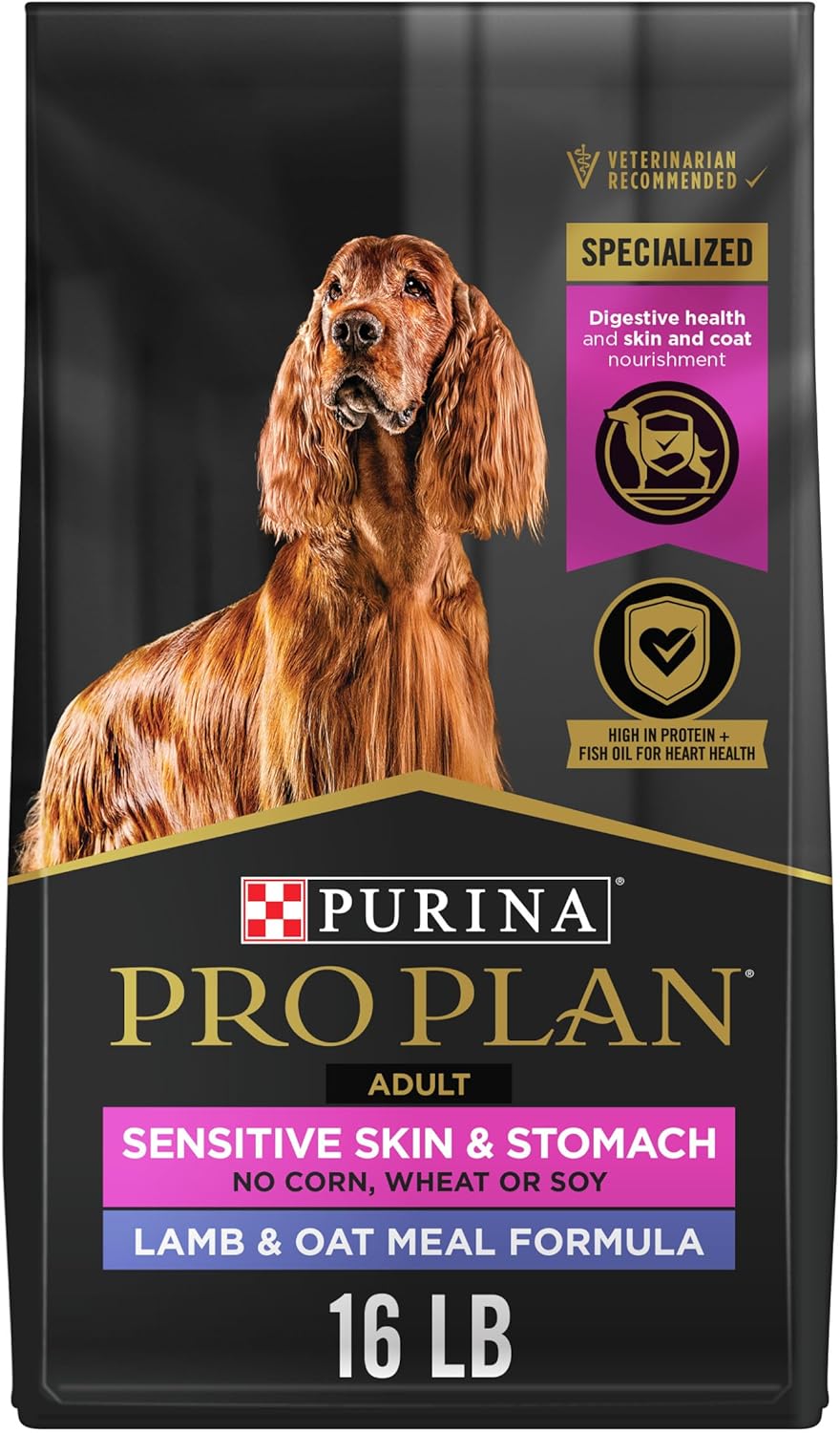 Purina Pro Plan Sensitive Skin & Sensitive Stomach Lamb & Oat Meal Formula
