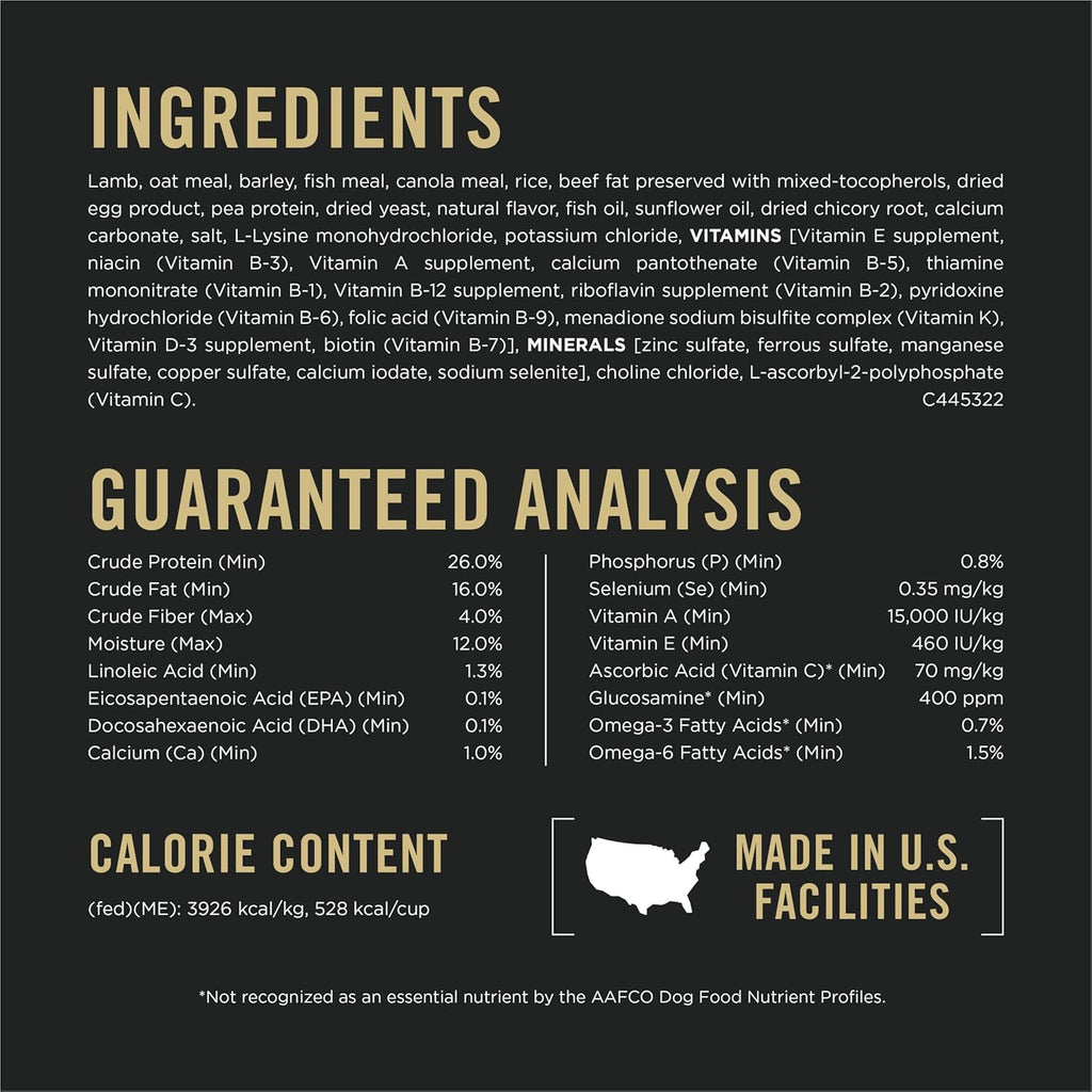 Purina Pro Plan Sensitive Skin & Sensitive Stomach Lamb & Oat Meal Formula