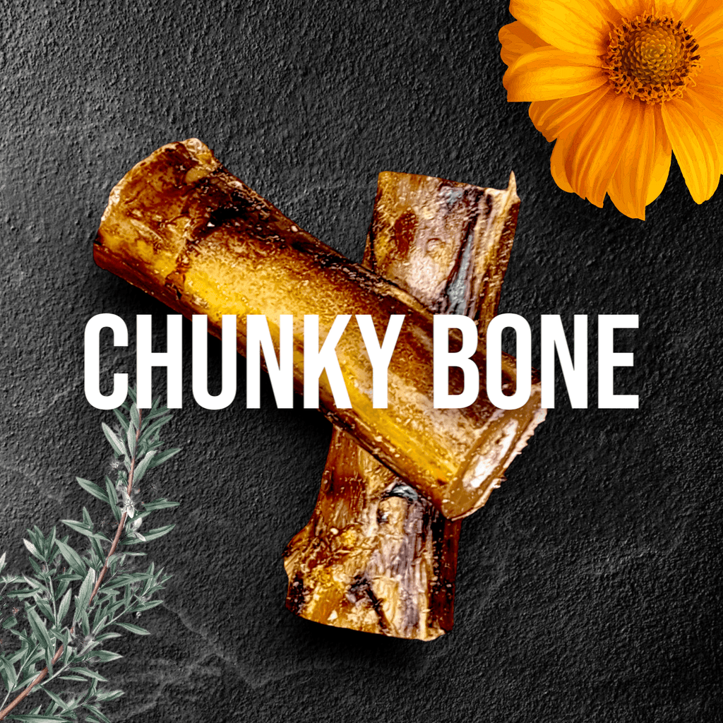 Ostrich Chunky Bones (5" x 2" - 2 Pack): The Long-Lasting, Flavor-Packed Bones for Medium to Large Dogs