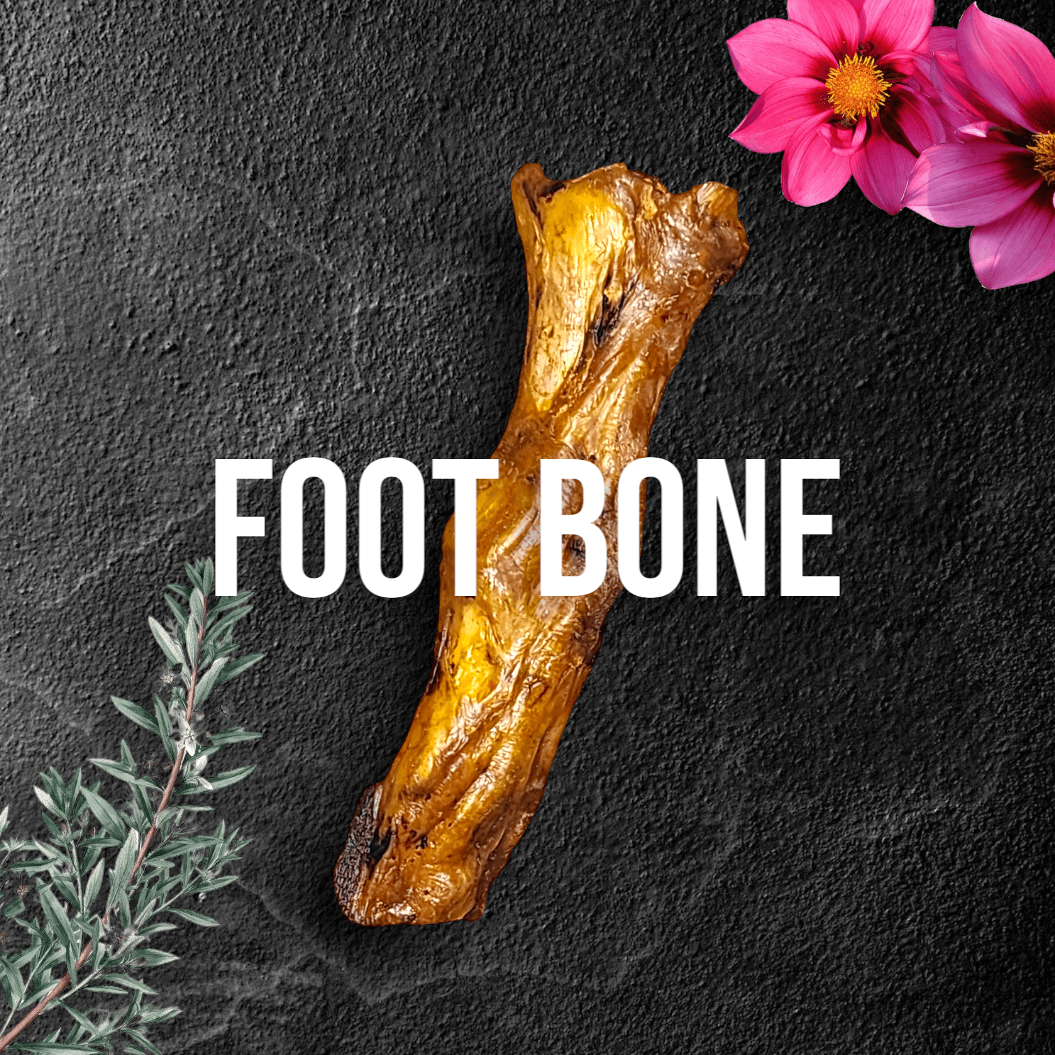 Ostrich Foot Bone (7" x 3.5"): The Flavorful & Long-Lasting Chew for Small to Medium Dogs