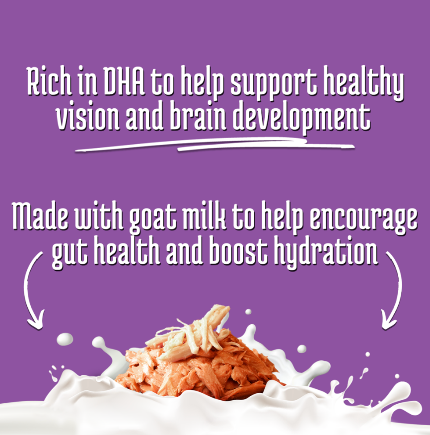 Fussie Cat Tuna with Chicken Formula in Goat Milk Gravy (2.47oz)