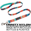 Stripe Dog Leash by EcoBark - Multicolor Padded Comfort Grip Leash - 4ft, 5ft, and 6ft Leash for Small and Medium Dogs