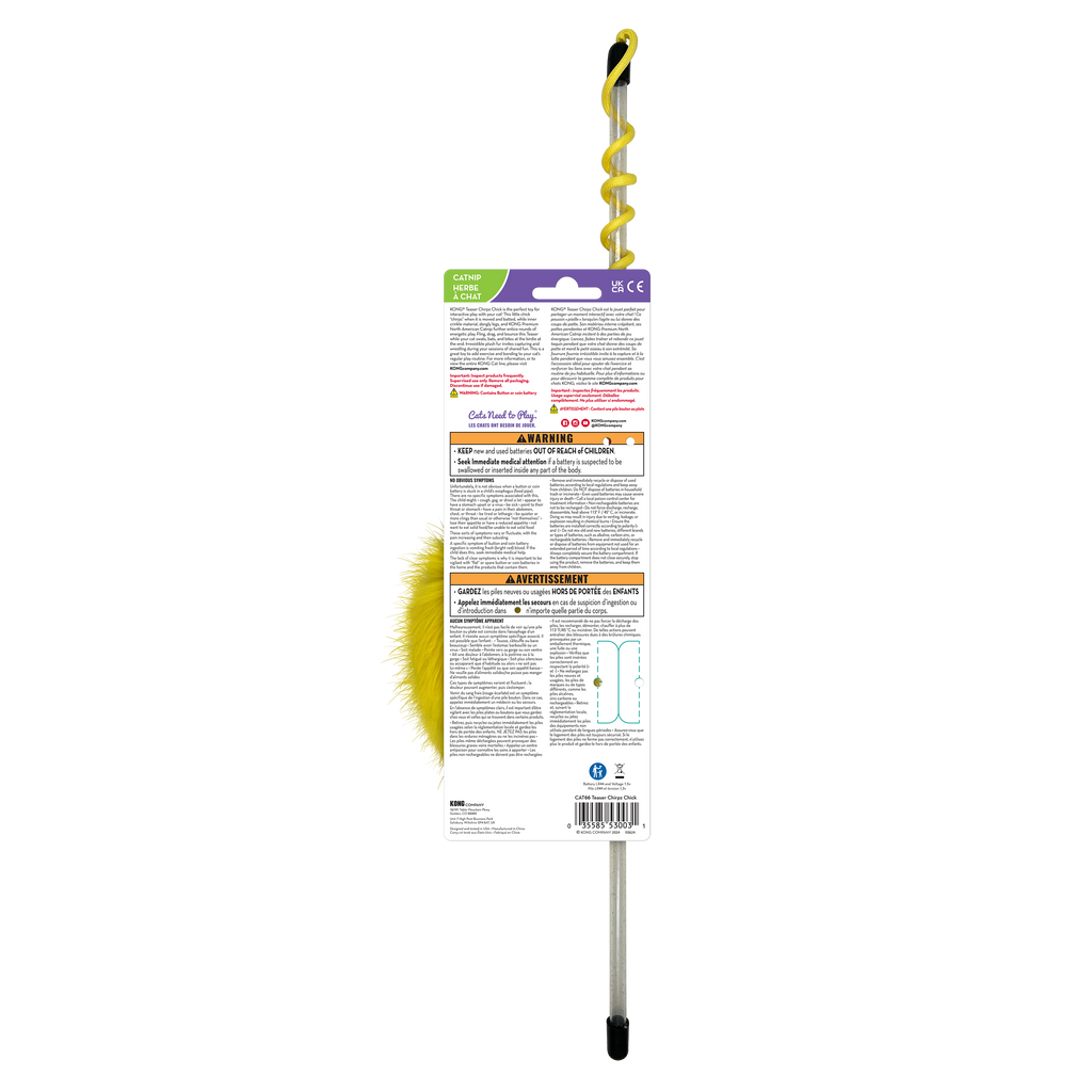 Kong Cat Teaser Chirpz Chick