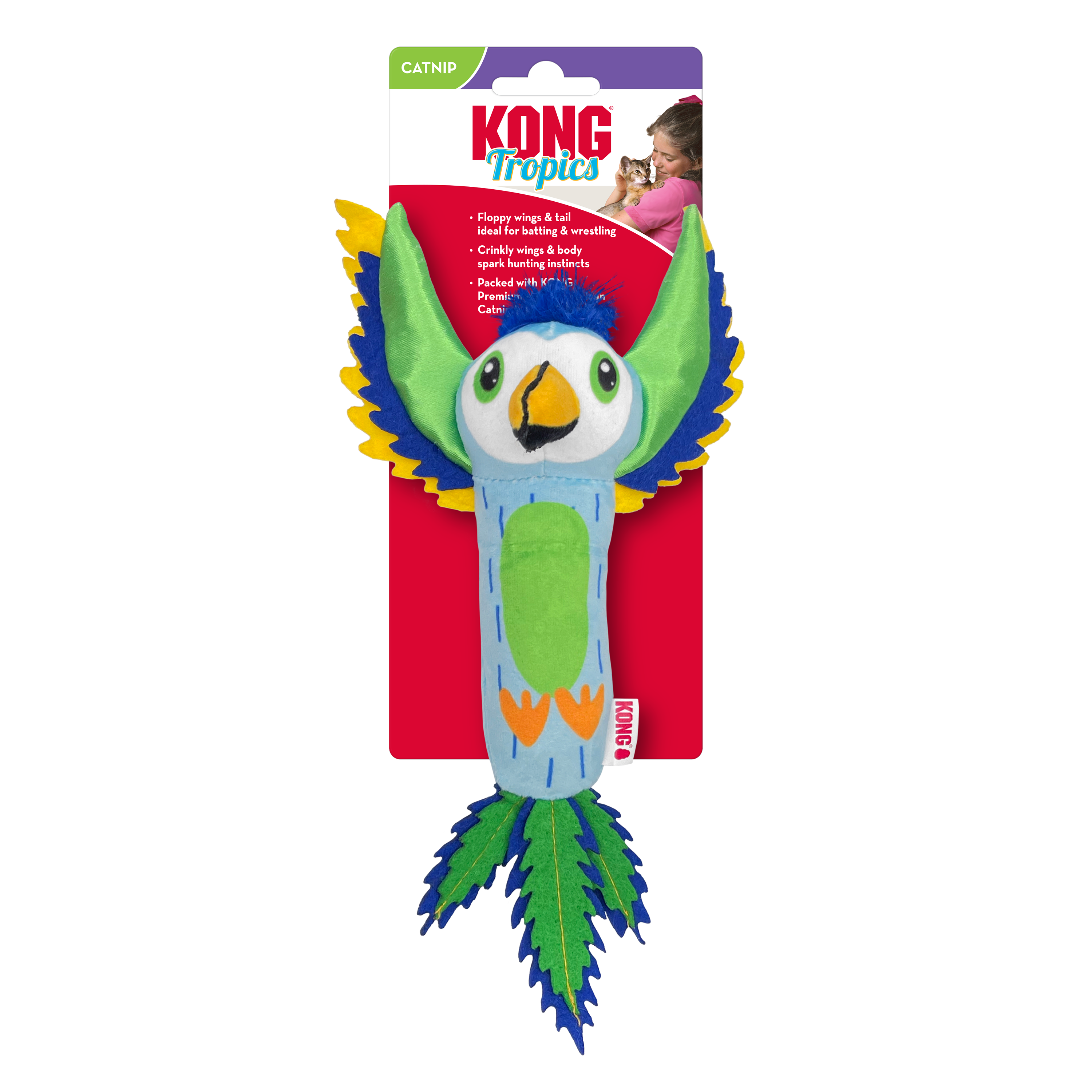 Kong Cat Tropics Bird Assorted