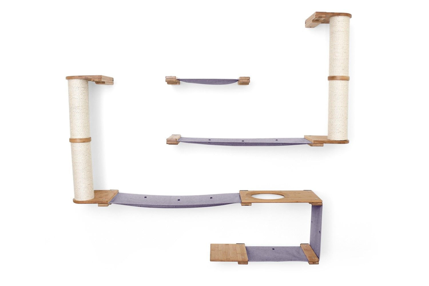 The Roman - A Wall Mounted Cat Scratcher Tree