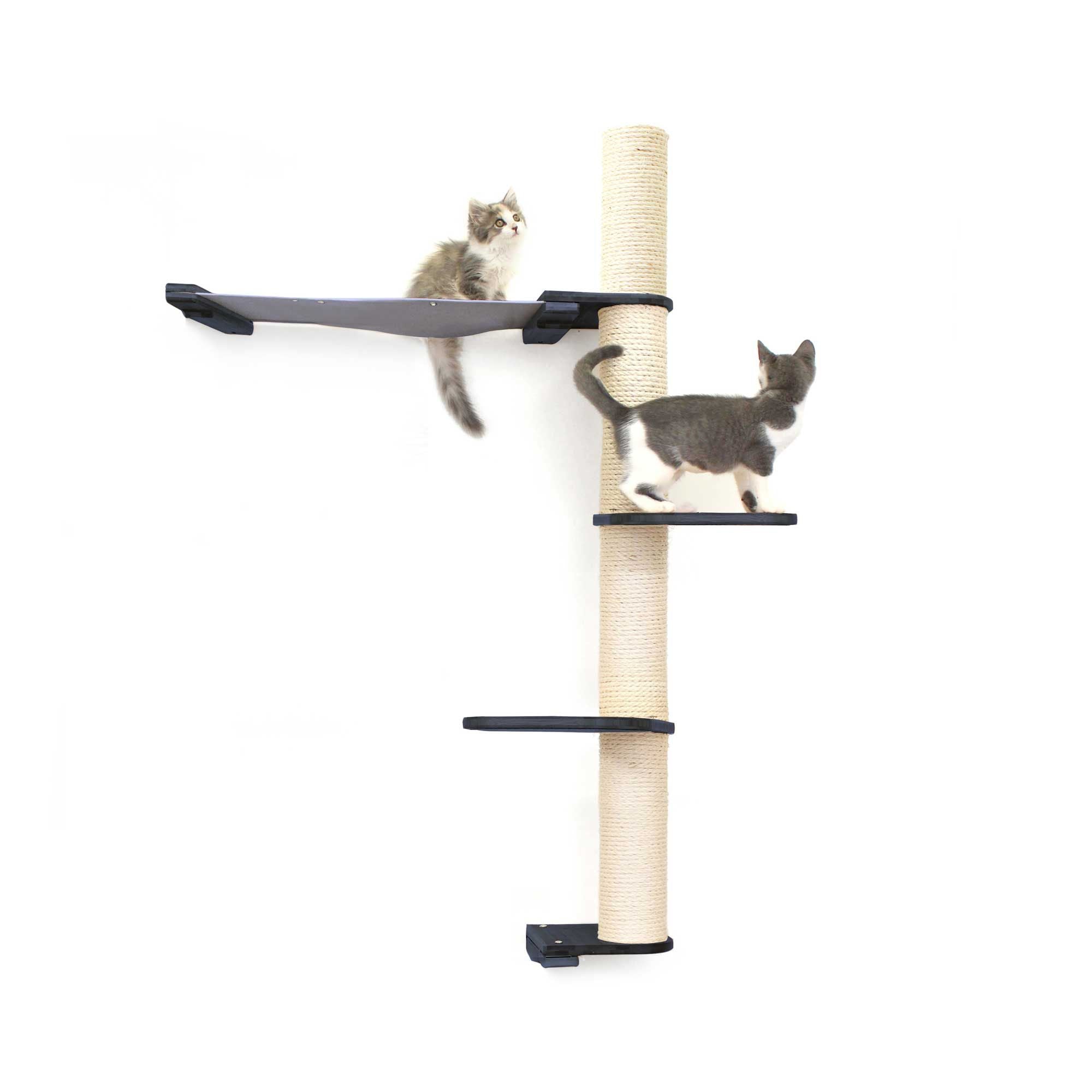 The Crow's Nest - A Wall Cat Scratcher with Hammock