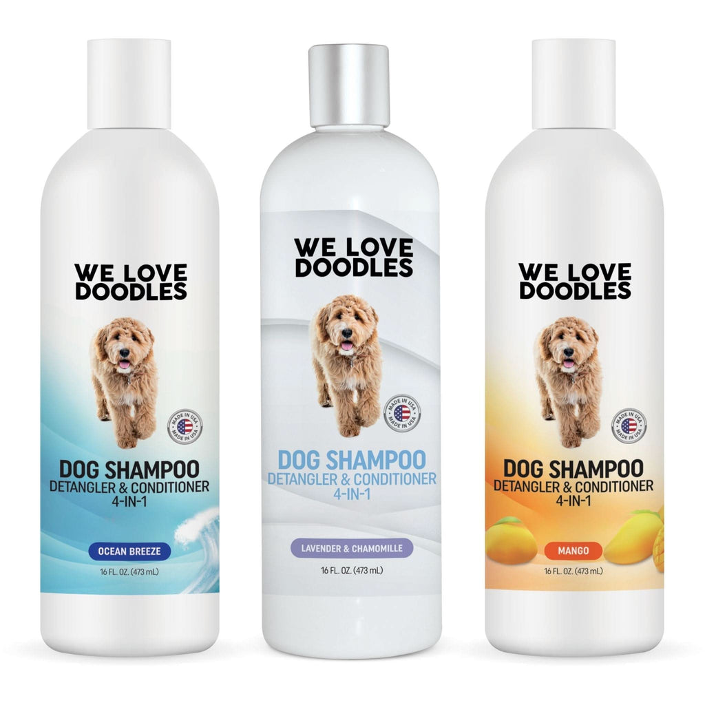 Dog Shampoo Variety Pack – Lavender, Mango & Ocean Breeze