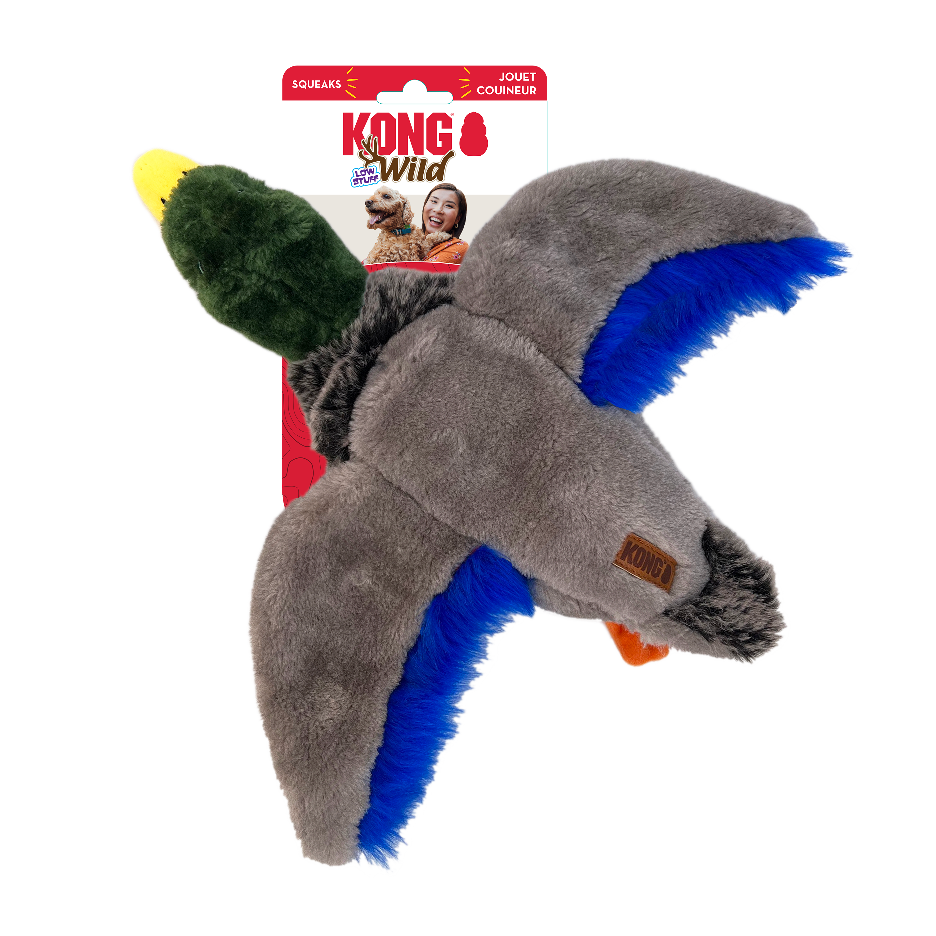 Kong Wild Low Stuff Mallard Medium
