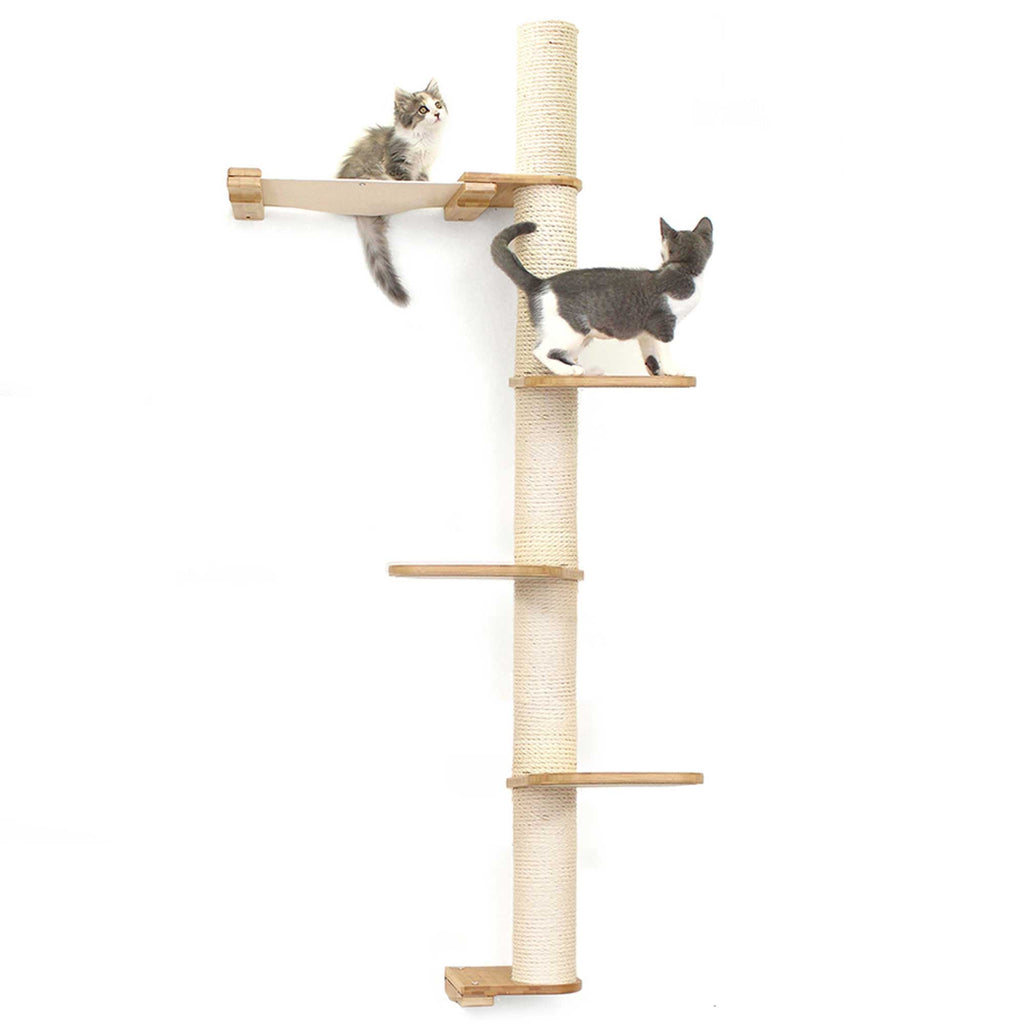 The Crow's Nest - A Wall Cat Scratcher with Hammock