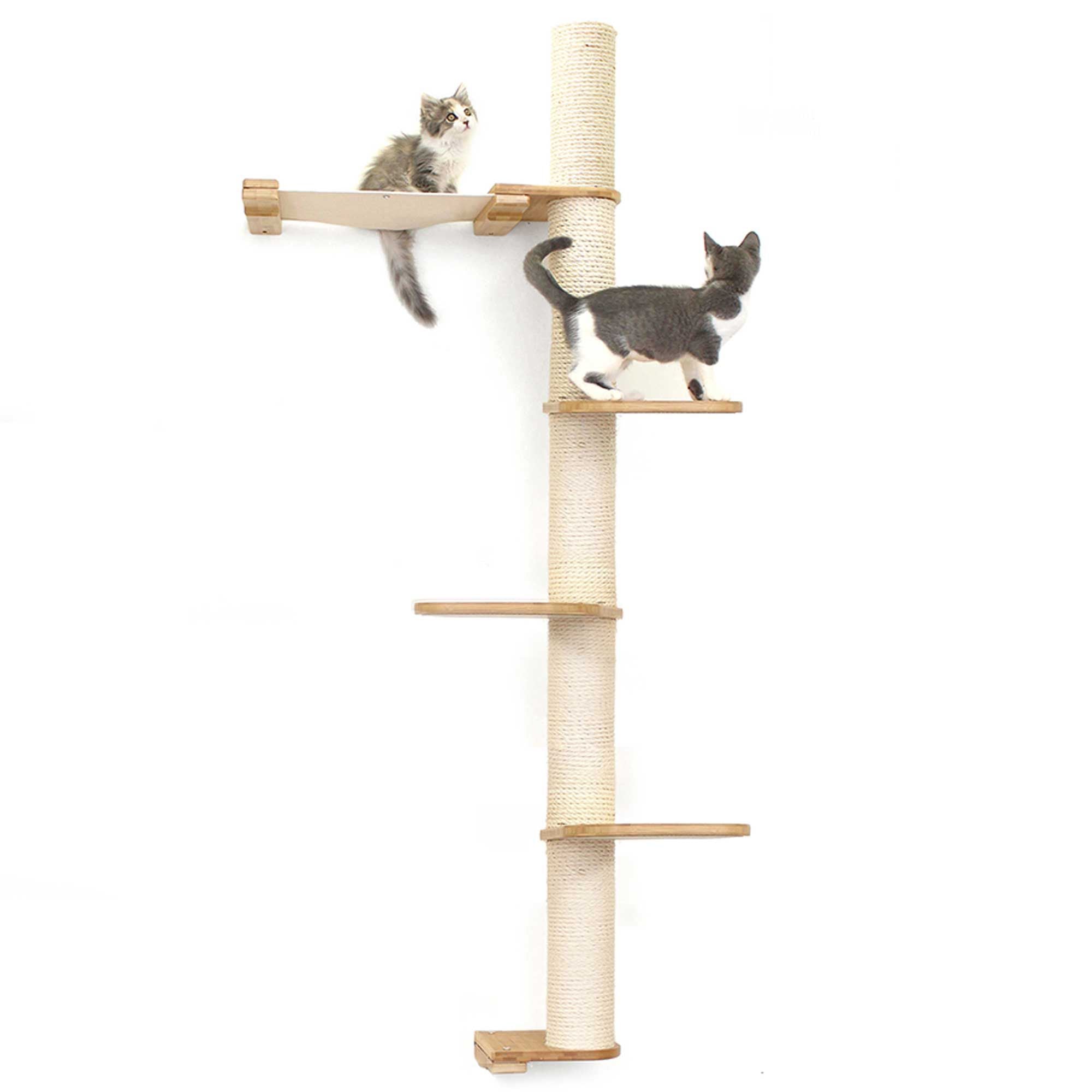 The Crow's Nest - A Wall Cat Scratcher with Hammock